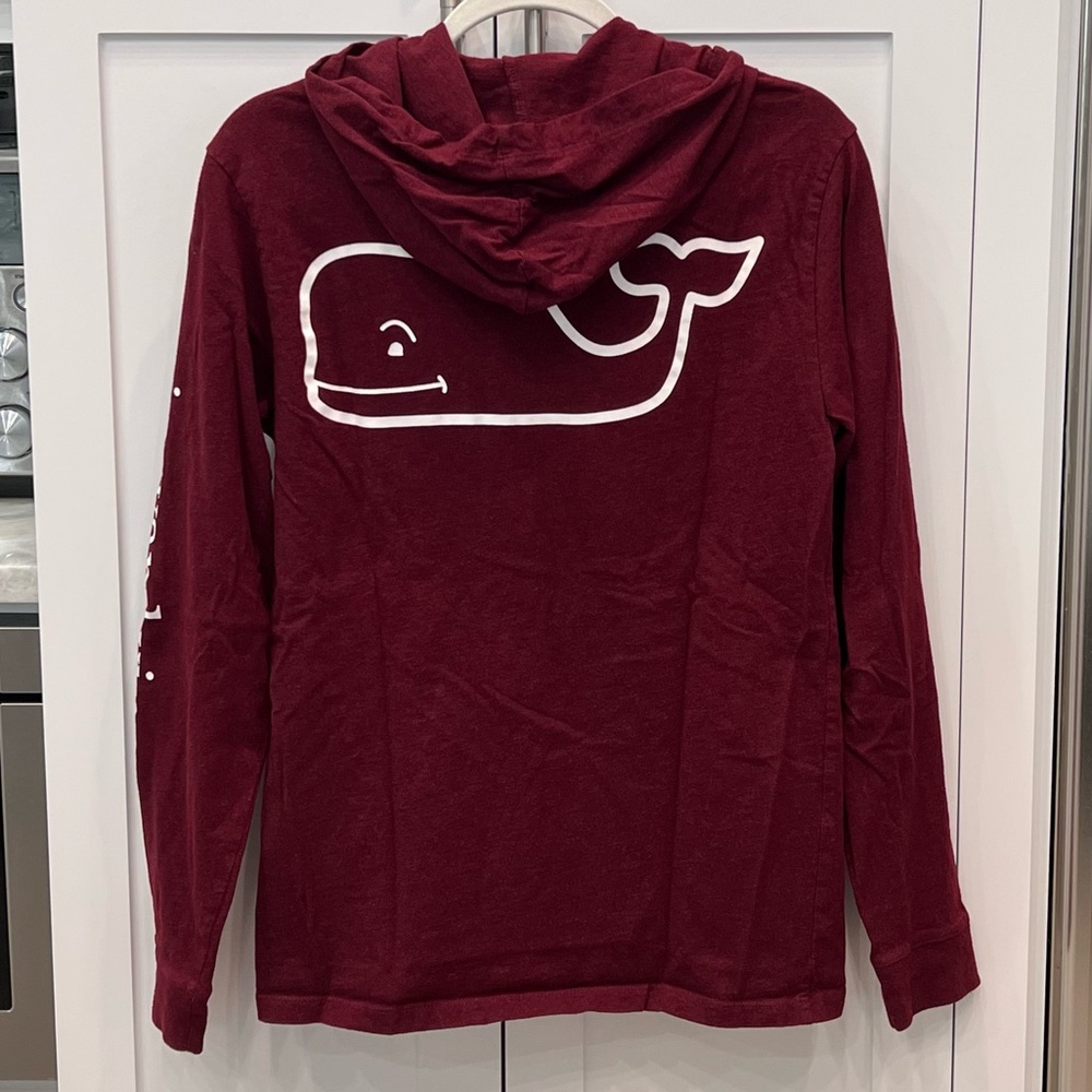 Vineyard Vines Long Sleeve Logo Pocket Tee Hoodie - Picture 5 of 7